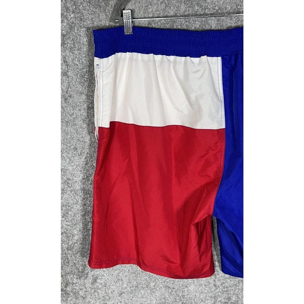 Glll Sports‎ By Carl Banks Chicago Cubs Swim Trunks Mens Size 3XL Red White Blue